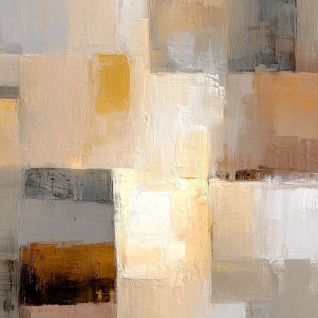 Πίνακας σε Καμβά ABSTRACT SQUARES PAINTING -  Sticky 5