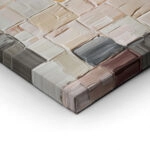 Πίνακας σε Καμβά ABSTRACT TEXTURED BLOCKS 2