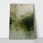 Πίνακας σε Καμβά ABSTRACT TEXTURED GREEN