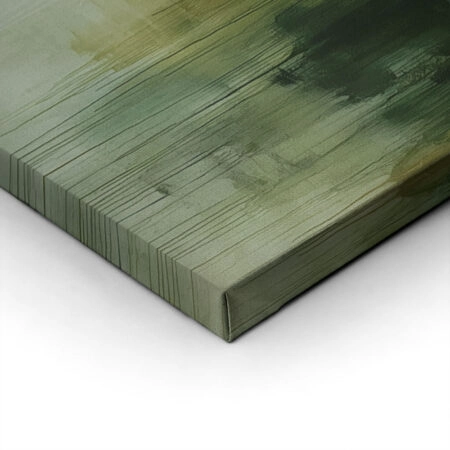 Πίνακας σε Καμβά ABSTRACT TEXTURED GREEN -  Sticky 1