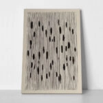 Πίνακας σε Καμβά ABSTRACT VERTICAL LINES BEIGE