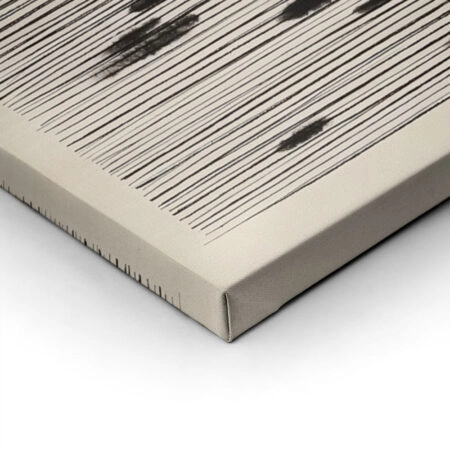 Πίνακας σε Καμβά ABSTRACT VERTICAL LINES BEIGE -  Sticky 1