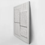 Πίνακας σε Καμβά ABSTRACT WHITE TEXTURED BOXES