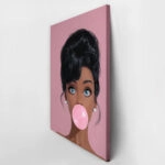 Πίνακας σε Καμβά AFROCENTRIC BUBBLEGUM