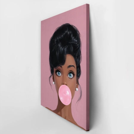 Πίνακας σε Καμβά AFROCENTRIC BUBBLEGUM -  Sticky 2