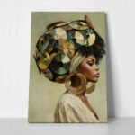 Πίνακας σε Καμβά AFROCENTRIC CD HAIR