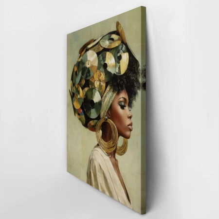 Πίνακας σε Καμβά AFROCENTRIC CD HAIR -  Sticky 3
