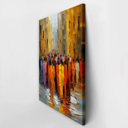 Πίνακας σε Καμβά AFROCENTRIC COLORFUL PEOPLE -  Sticky 3