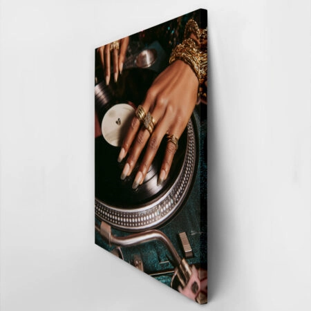 Πίνακας σε Καμβά AFROCENTRIC DJ 2 -  Sticky 3