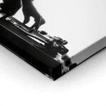 Πίνακας σε Καμβά AFROCENTRIC DJ BLACK AND WHITE