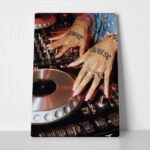 Πίνακας σε Καμβά AFROCENTRIC DJ