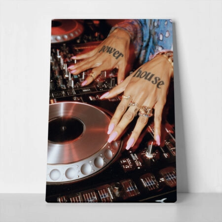 Πίνακας σε Καμβά AFROCENTRIC DJ