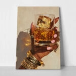 Πίνακας σε Καμβά AFROCENTRIC DRINKING