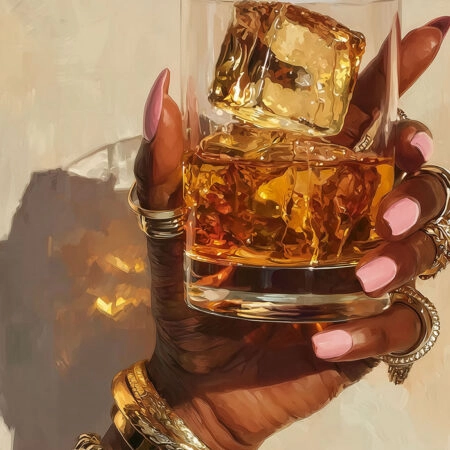 Πίνακας σε Καμβά AFROCENTRIC DRINKING -  Sticky 5