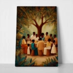 Πίνακας σε Καμβά AFROCENTRIC FAMILY TREE