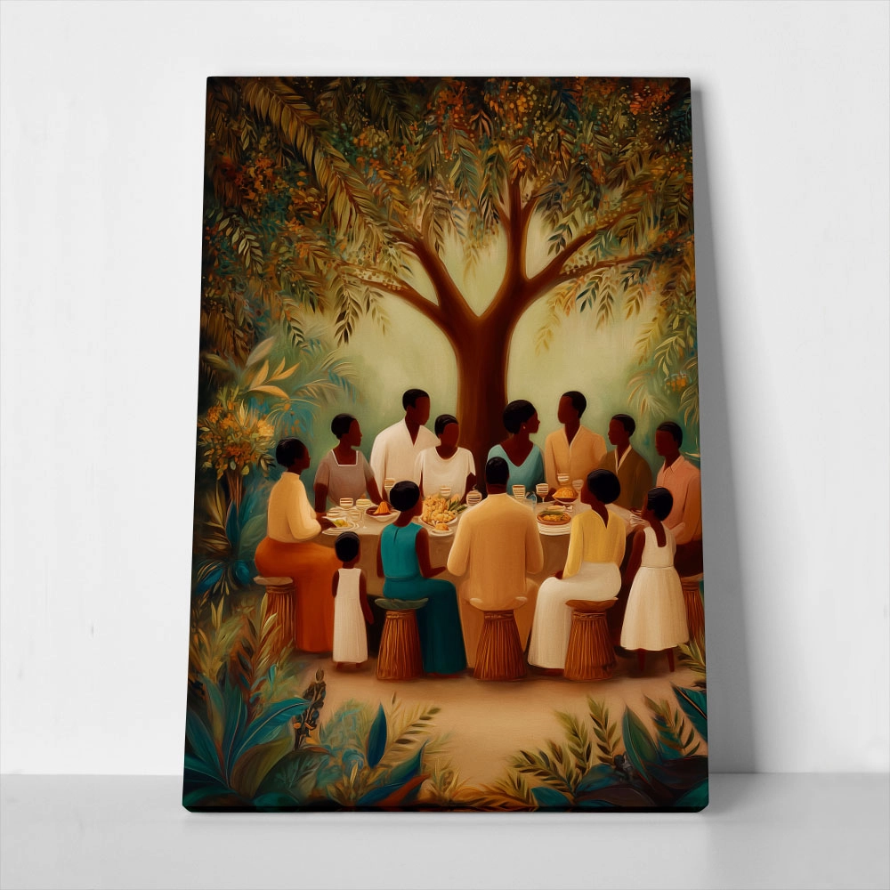 Πίνακας σε Καμβά AFROCENTRIC FAMILY TREE