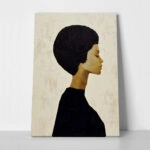 Πίνακας σε Καμβά AFROCENTRIC FEMALE PROFILE
