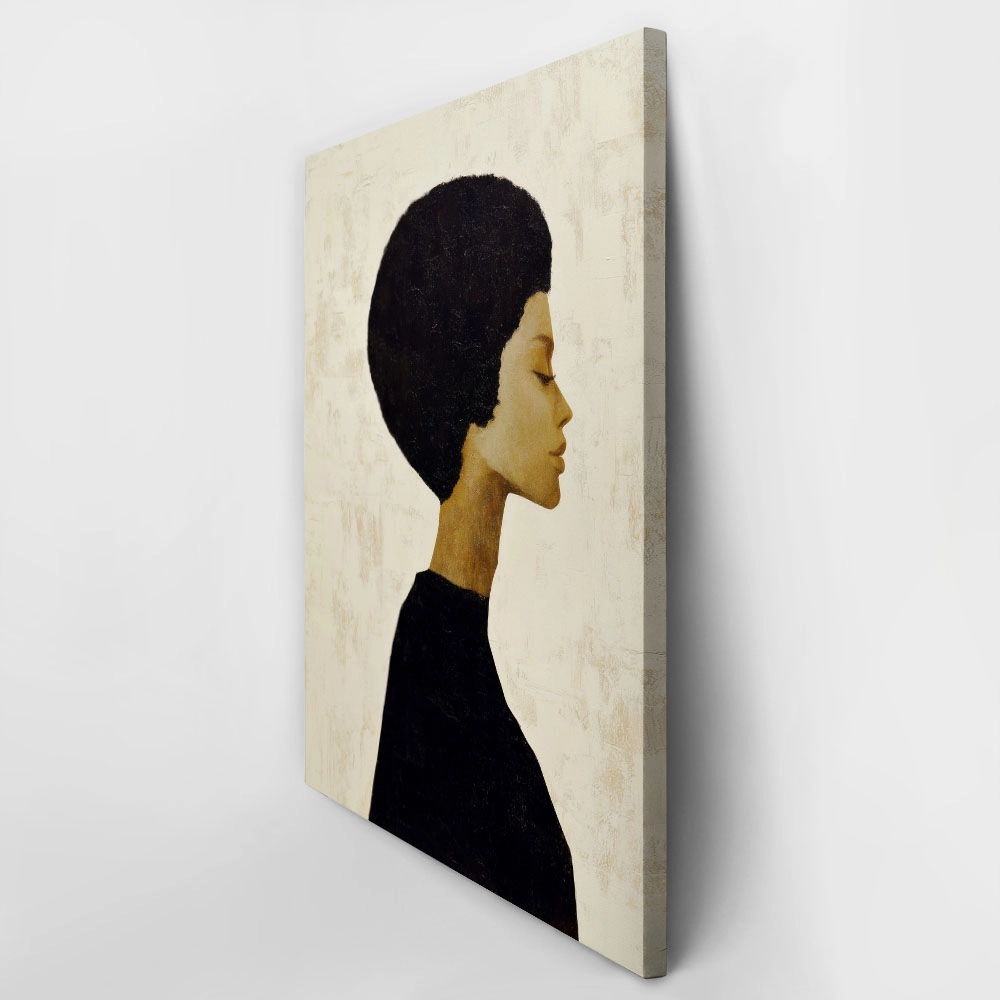Πίνακας σε Καμβά AFROCENTRIC FEMALE PROFILE