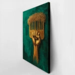 Πίνακας σε Καμβά AFROCENTRIC FIST HAIR PICK