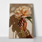 Πίνακας σε Καμβά AFROCENTRIC HOLDING FLOWER