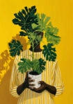 Πίνακας σε Καμβά AFROCENTRIC HOLDING PLANT