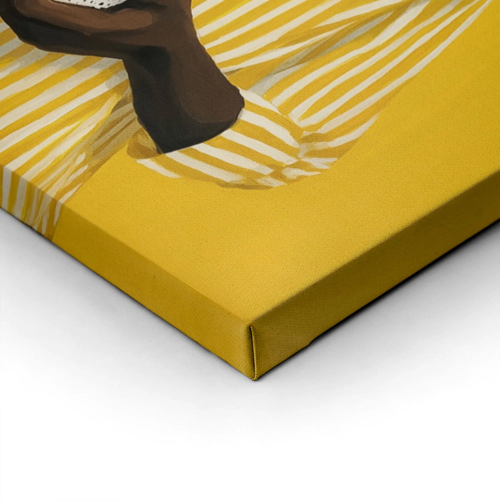 Πίνακας σε Καμβά AFROCENTRIC HOLDING PLANT