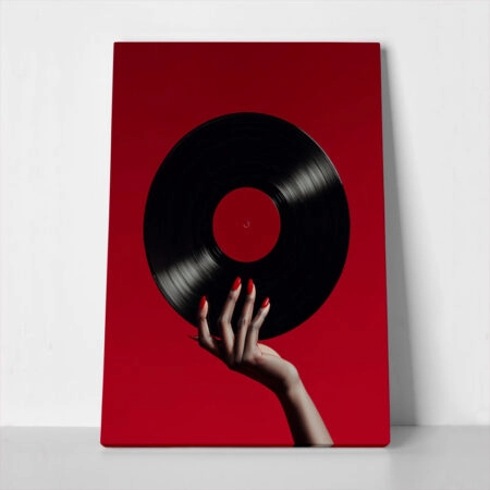 Πίνακας σε Καμβά AFROCENTRIC HOLDING VINYL - 