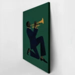 Πίνακας σε Καμβά AFROCENTRIC JAZZ PLAYER