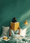 Πίνακας σε Καμβά AFROCENTRIC READING IN BED