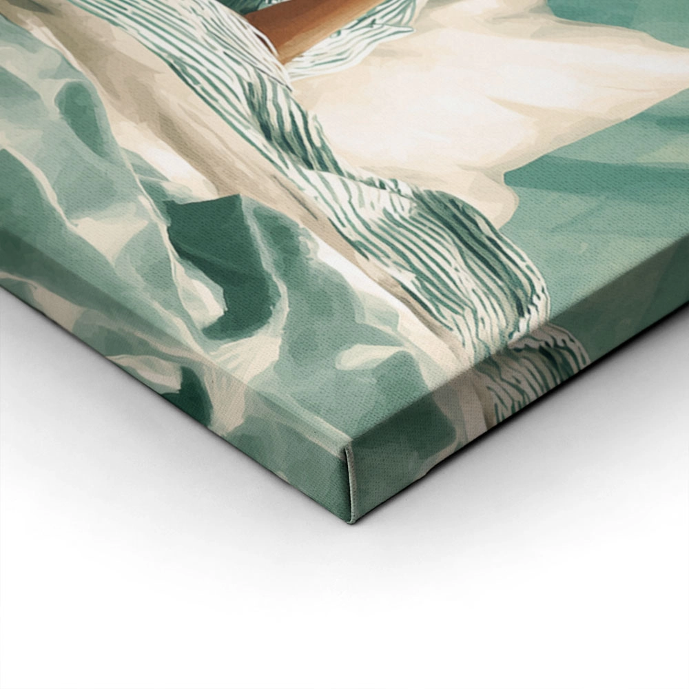 Πίνακας σε Καμβά AFROCENTRIC READING IN BED