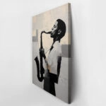Πίνακας σε Καμβά AFROCENTRIC SAXOPHONE PLAYER