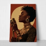 Πίνακας σε Καμβά AFROCENTRIC SINGER