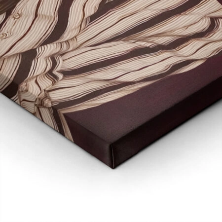 Πίνακας σε Καμβά AFROCENTRIC WOMAN COVERING FACE BURGUNDY -  Sticky 2