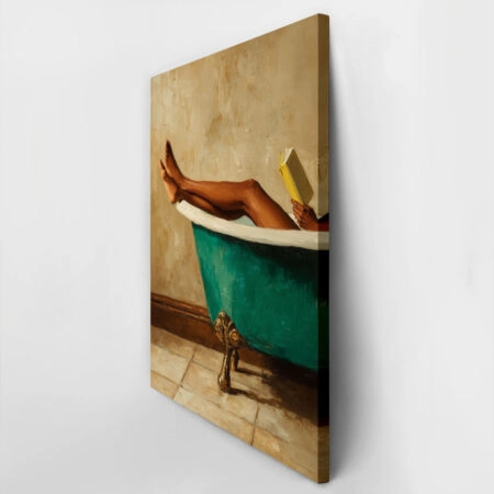 Πίνακας σε Καμβά AFROCENTRIC WOMAN IN BATHTUB -  Sticky 2