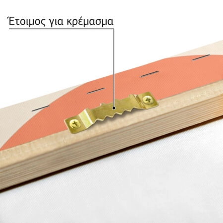 Πίνακας σε Καμβά AFROCENTRIC WOMAN IN CORAL DRESS -  Sticky 1