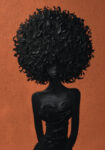 Πίνακας σε Καμβά AFROCENTRIC WOMAN SILHOUETTE