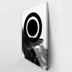 Πίνακας σε Καμβά BOHO BLACK & WHITE BLACK HOLE