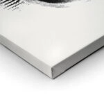 Πίνακας σε Καμβά BOHO BLACK & WHITE BRUSH STROKES 4