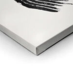 Πίνακας σε Καμβά BOHO BLACK & WHITE CONCENTRIC CIRCULAR RIDGES