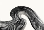 Πίνακας σε Καμβά BOHO BLACK & WHITE INK STROKES