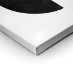 Πίνακας σε Καμβά BOHO BLACK & WHITE MINIMALIST GEOMETRIC SHAPES