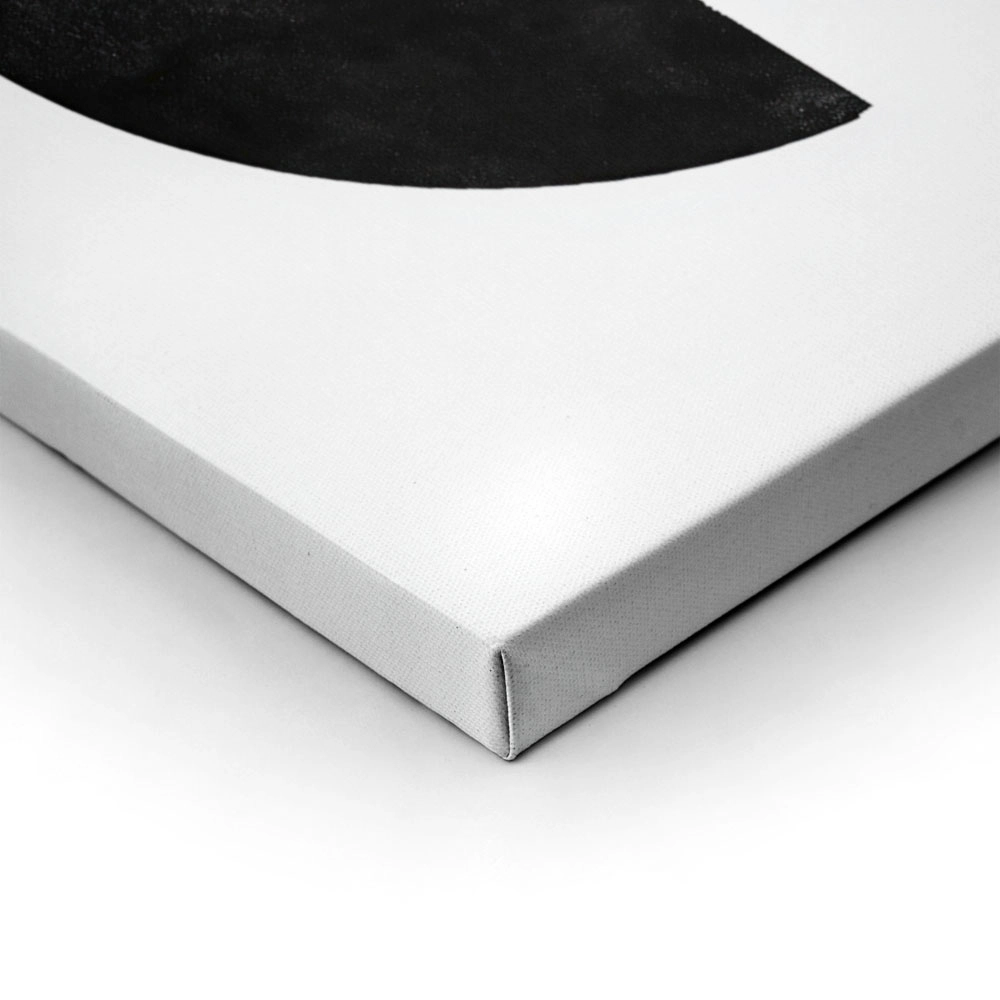 Πίνακας σε Καμβά BOHO BLACK & WHITE MINIMALIST GEOMETRIC SHAPES