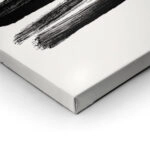 Πίνακας σε Καμβά BOHO BLACK & WHITE RAINBOW