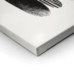 Πίνακας σε Καμβά BOHO BLACK & WHITE SHAPES 3