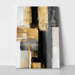 Πίνακας σε Καμβά BOHO LUXURY BRUSH STROKES 3