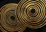 Πίνακας σε Καμβά BOHO LUXURY SPIRAL 2