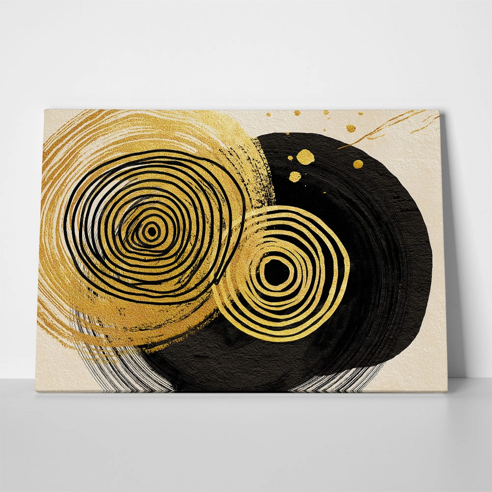 Πίνακας σε Καμβά BOHO LUXURY SPIRAL 3