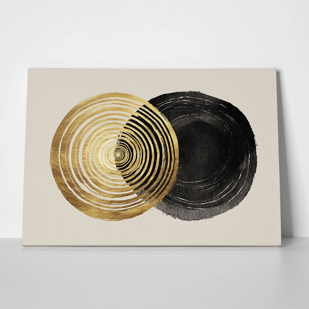Πίνακας σε Καμβά BOHO LUXURY SPIRAL AND CIRCLE