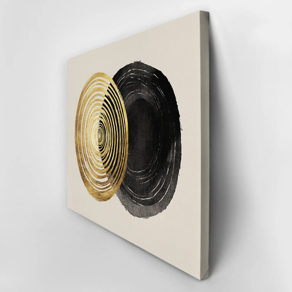 Πίνακας σε Καμβά BOHO LUXURY SPIRAL AND CIRCLE