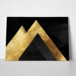 Πίνακας σε Καμβά BOHO LUXURY TRIANGLES 2